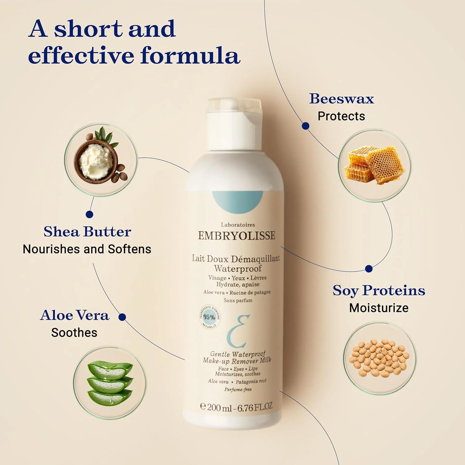 Gentle Waterproof Makeup Remover Milk Cream - Image 2